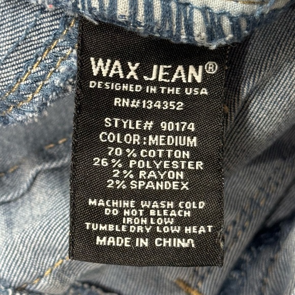 Wax Jean size 13/31 Jeans. Pockets on front and back, with belt loops. - Picture 10 of 11